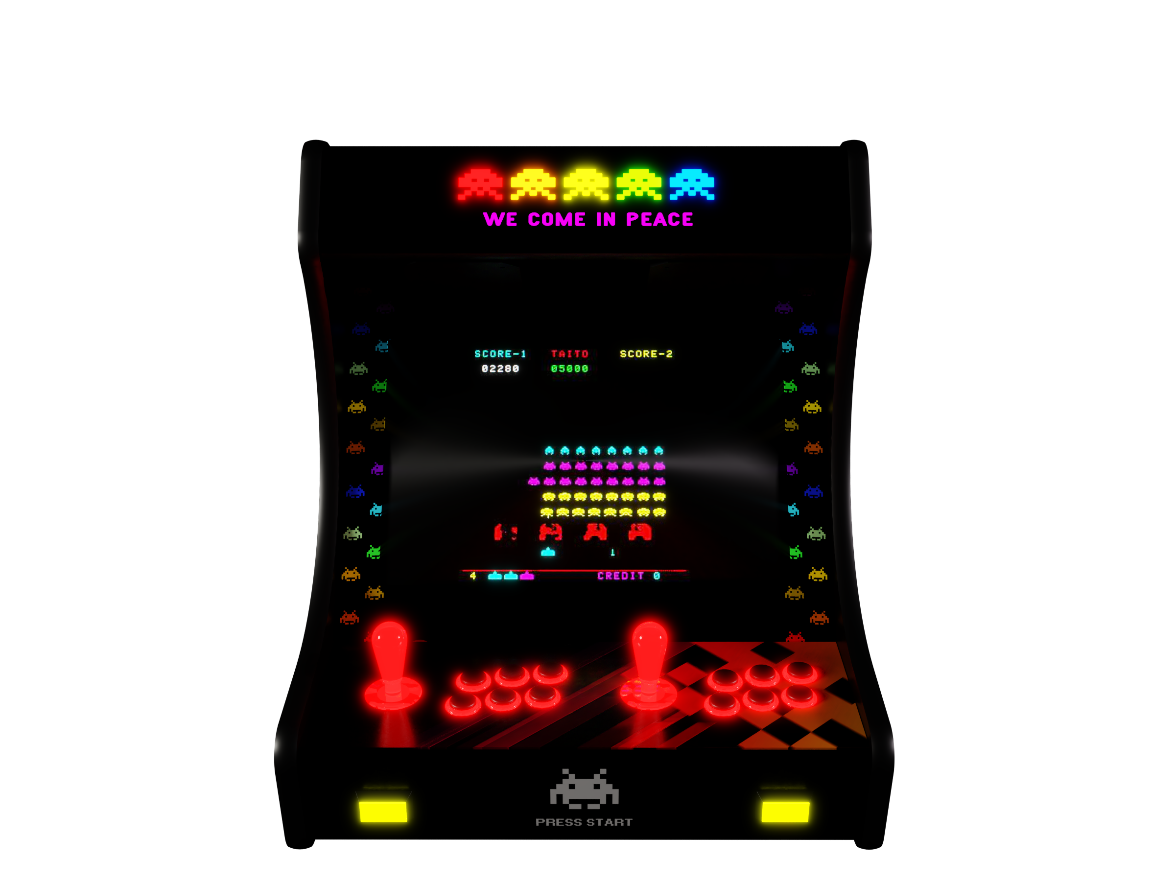 Arcade Invaders Modern B19J T