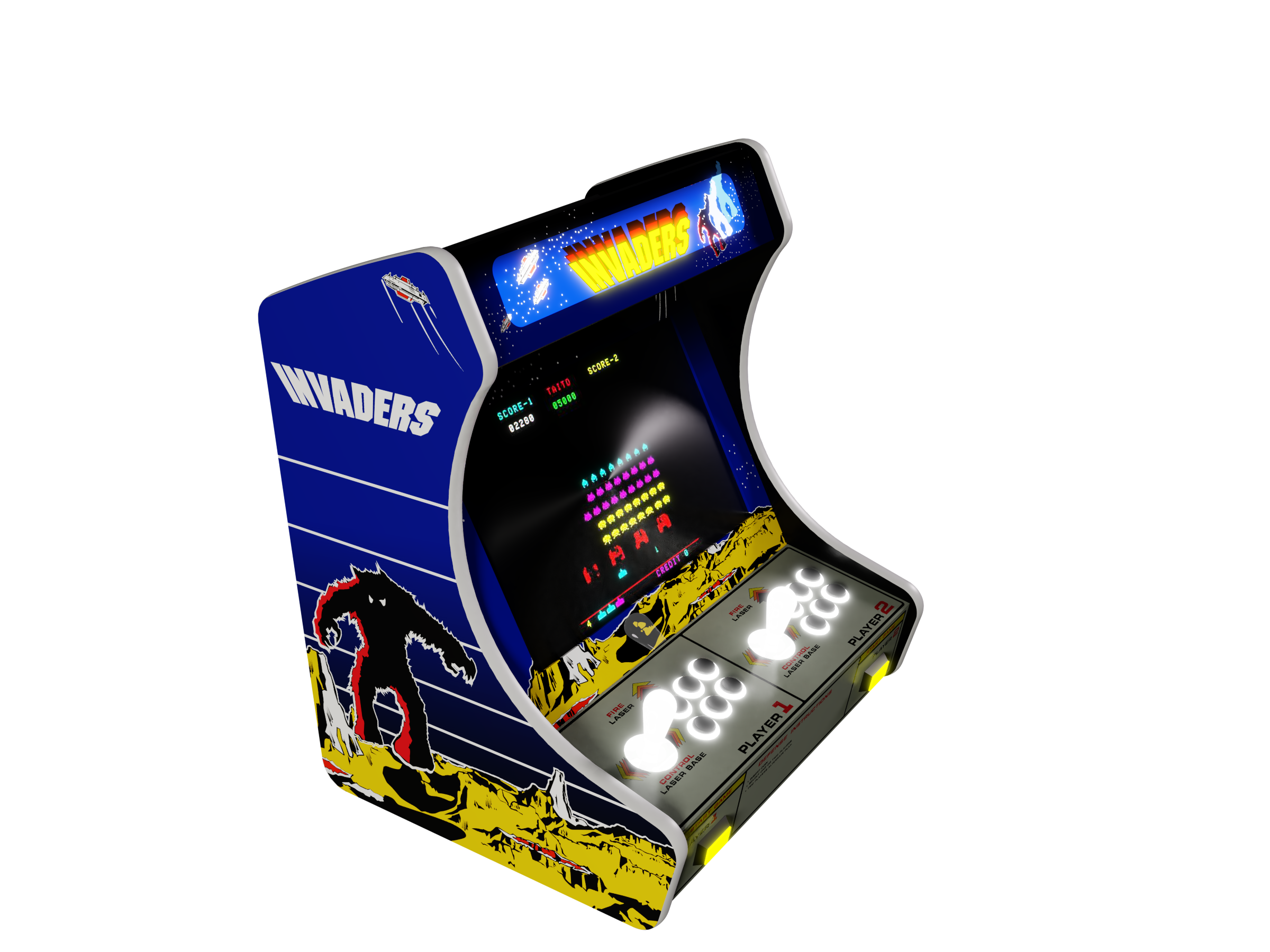 Classics Invaders Blue B19J T