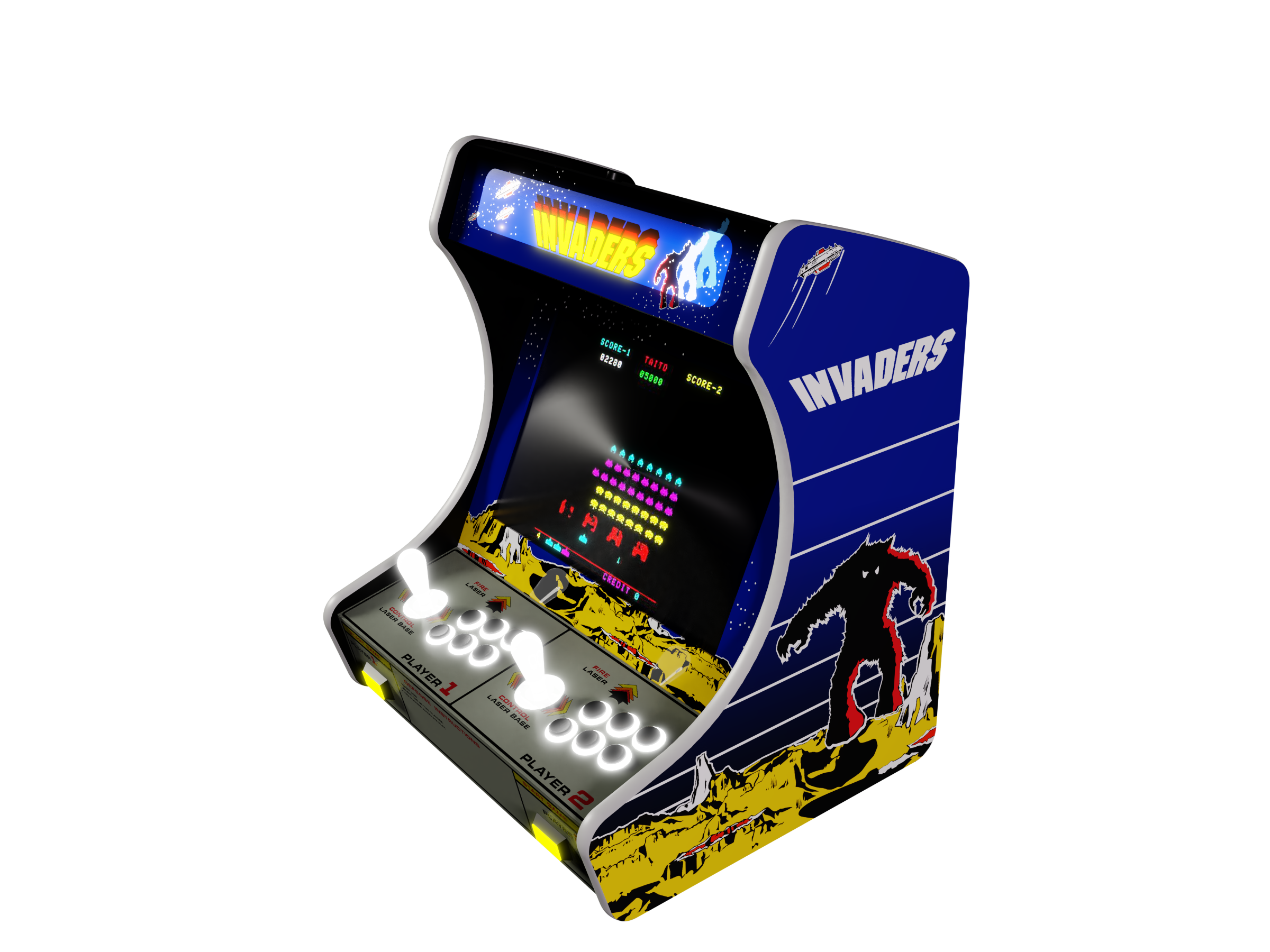 Classics Invaders Blue B19J T
