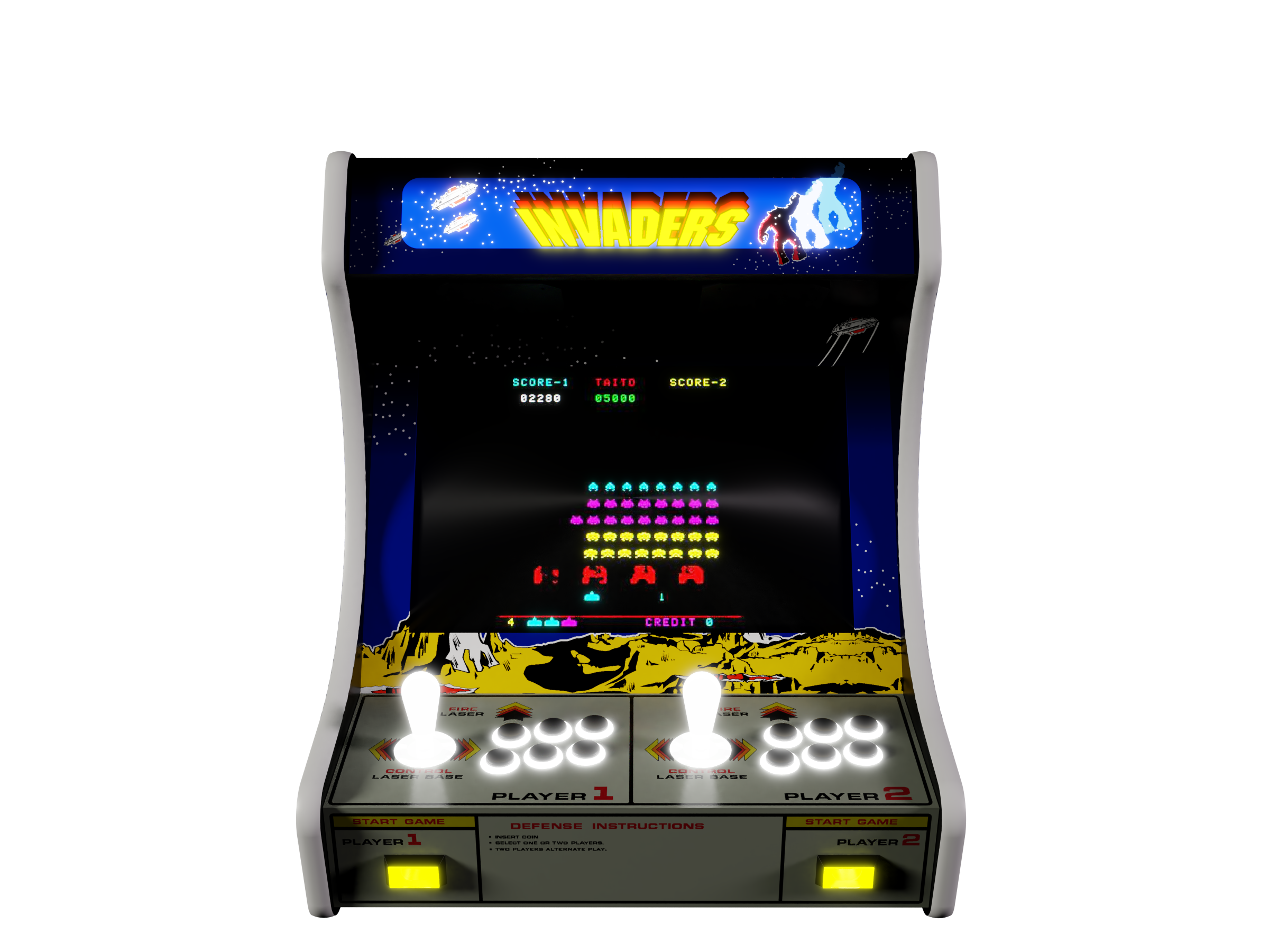 Classics Invaders Blue B19J T