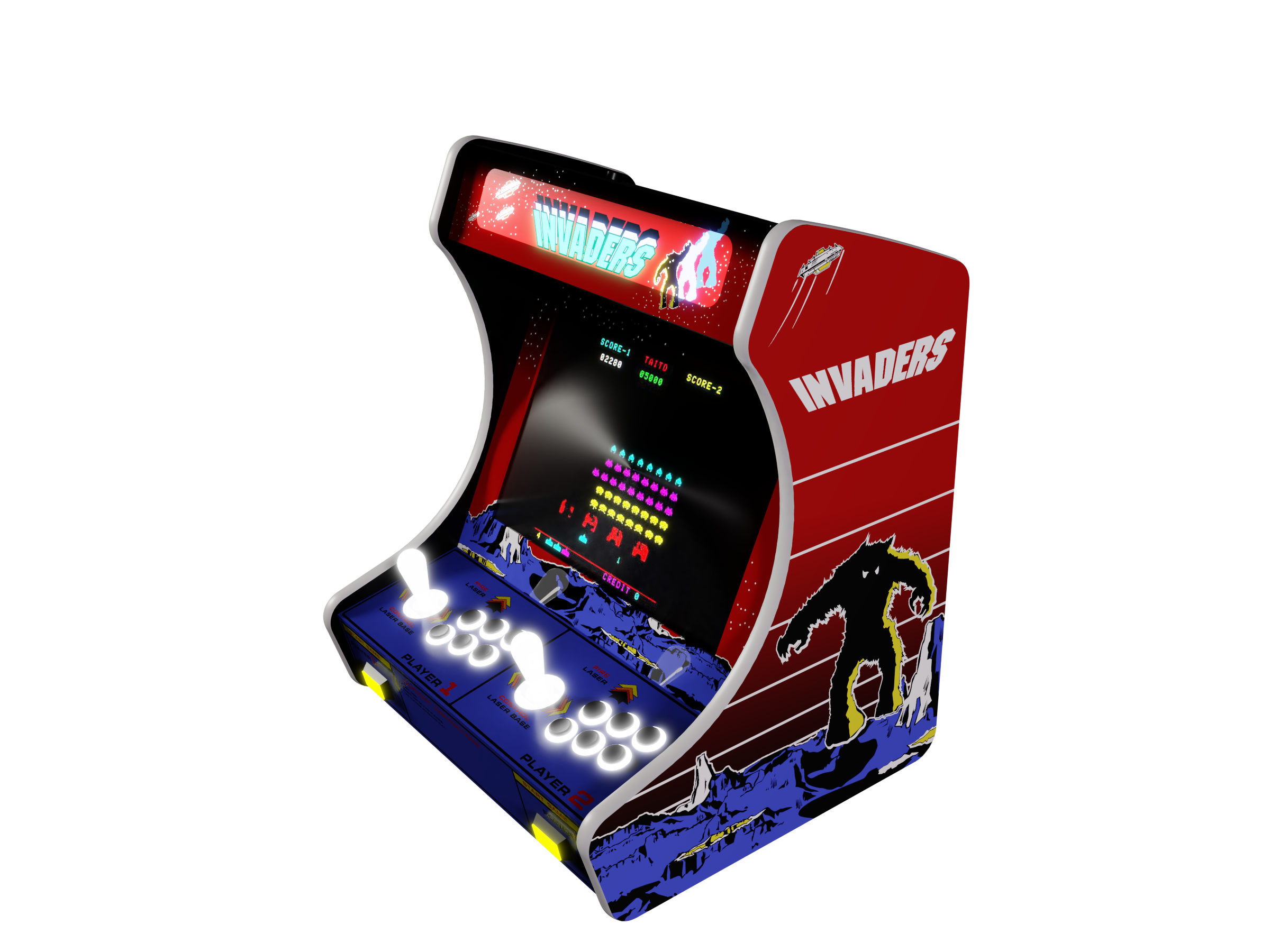 Classics Invaders Red B19J T